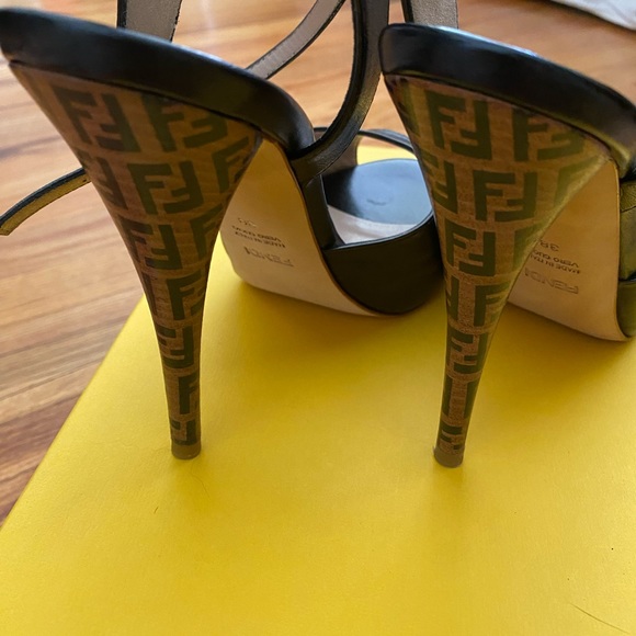Sexy Fendi Ankle Strap Heels - Picture 3 of 5